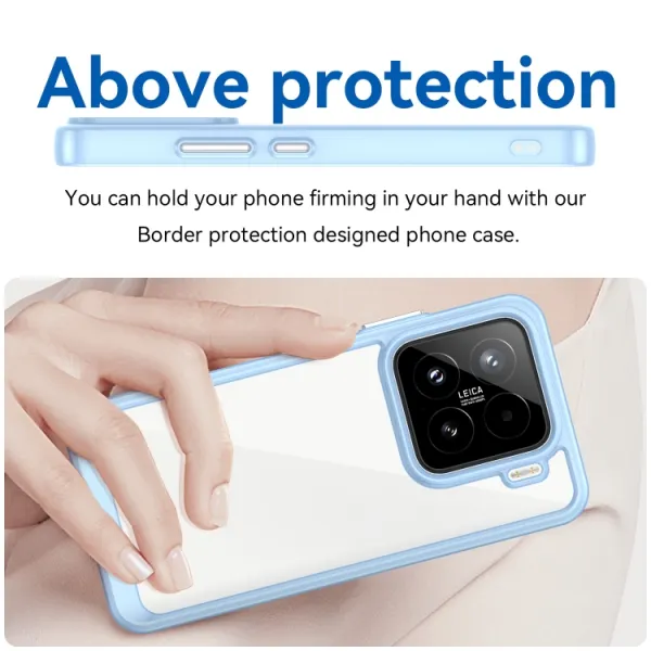 CRYSTAL Ochranný obal pre Xiaomi 15 modrý