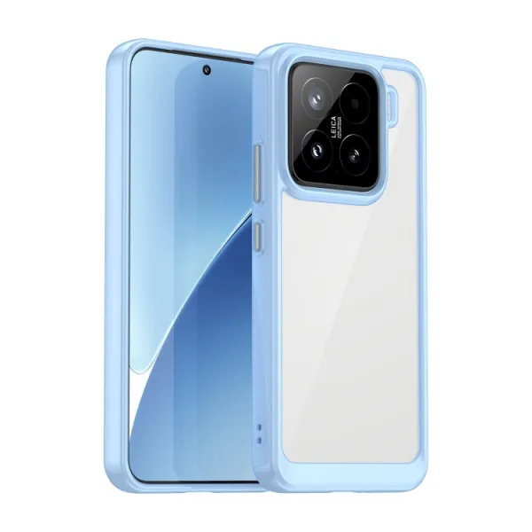 CRYSTAL Ochranný obal pre Xiaomi 15 modrý
