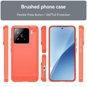 FLEXI TPU Ochranný kryt Xiaomi 15 červený