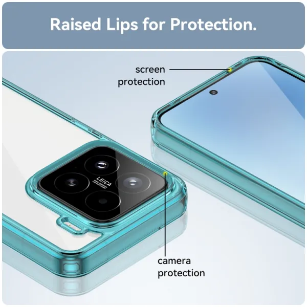 CRYSTAL Ochranný obal pre Xiaomi 15 tyrkysový