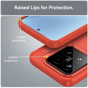 FLEXI TPU Ochranný kryt Xiaomi 15 červený