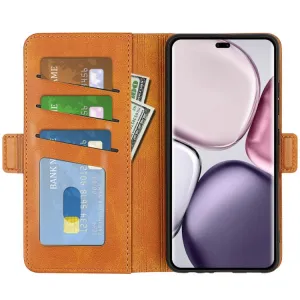 SIDE Peňaženkové puzdro pre Honor Magic7 Lite 5G svetlohnedé