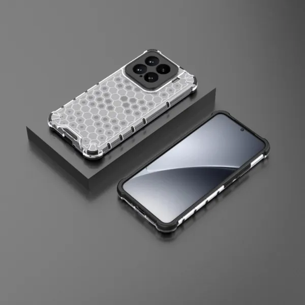 HONEYCOMB Ochranný kryt Xiaomi 15 priehľadný