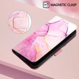 ART MARBLE Peňaženkový kryt pre Honor X5c Plus PINK