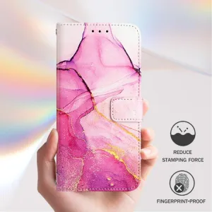 ART MARBLE Peňaženkový kryt pre Honor X5c Plus PINK