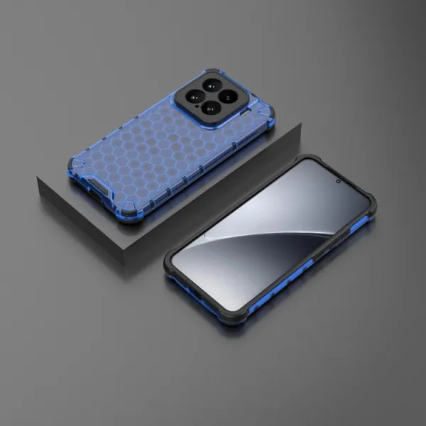 HONEYCOMB Ochranný kryt Xiaomi 15 modrý