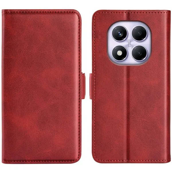 SIDE Peňaženkové puzdro pre Xiaomi Redmi Note 14 Pro červené