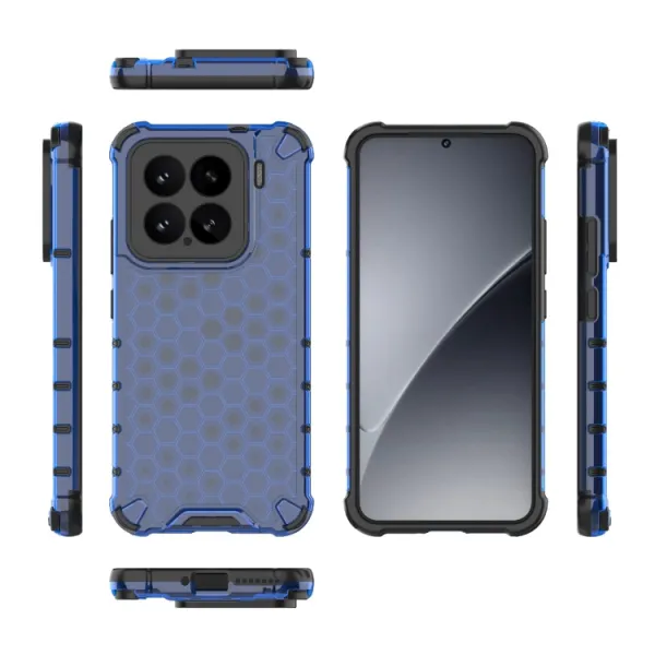 HONEYCOMB Ochranný kryt Xiaomi 15 modrý
