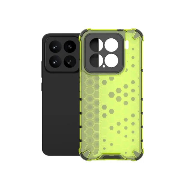 HONEYCOMB Ochranný kryt Xiaomi 15 zelený