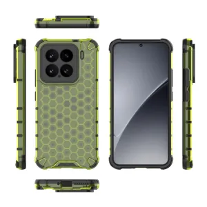 HONEYCOMB Ochranný kryt Xiaomi 15 zelený