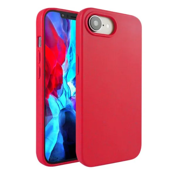 ECO RUBBER Ochranný obal Apple iPhone 16e / iPhone 17e červený