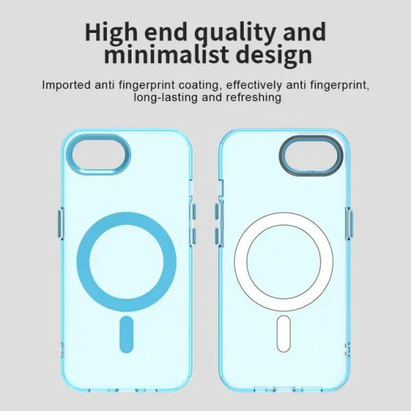 CANDY MAGSAFE Ochranný obal pre Apple iPhone 16e / iPhone 17e modrý