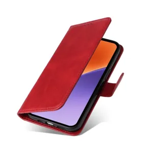 SMOOTH Peňaženkové puzdro pre Xiaomi 15 červené