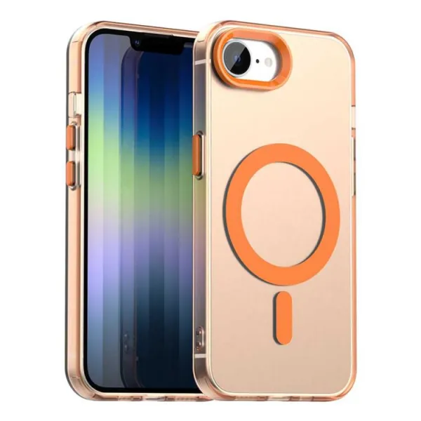 CANDY MAGSAFE Ochranný obal pre Apple iPhone 16e / iPhone 17e oranžový
