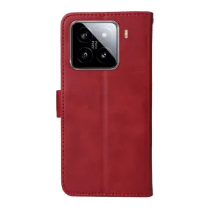 SMOOTH Peňaženkové puzdro pre Xiaomi 15 červené