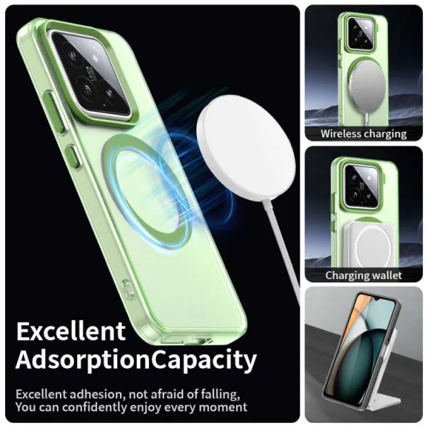 CANDY MAGSAFE Ochranný obal pre Xiaomi 15 zelený