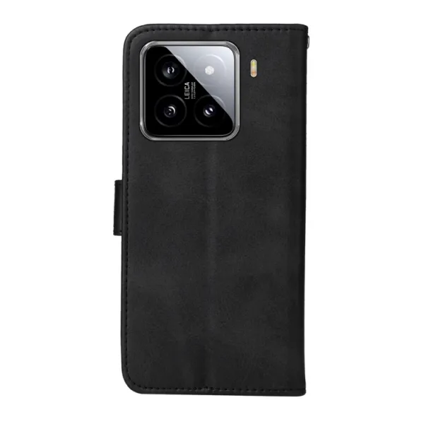 SMOOTH Peňaženkové puzdro pre Xiaomi 15 čierne