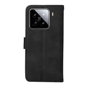 SMOOTH Peňaženkové puzdro pre Xiaomi 15 čierne