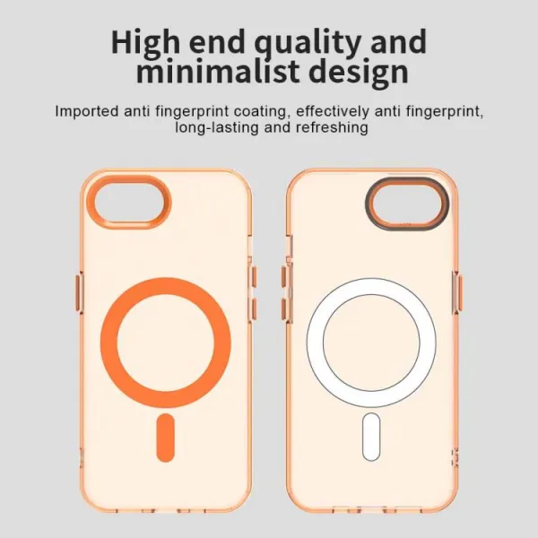 CANDY MAGSAFE Ochranný obal pre Apple iPhone 16e / iPhone 17e oranžový