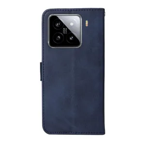 SMOOTH Peňaženkové puzdro pre Xiaomi 15 modré