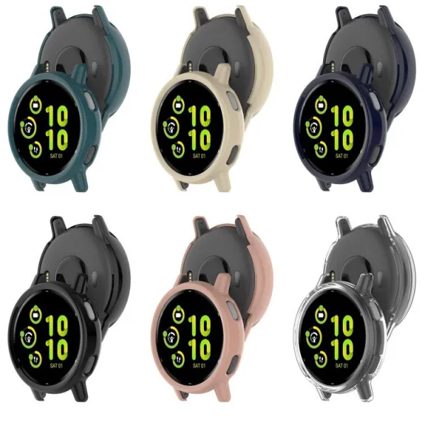 PC HALF COVER Plastový kryt Garmin Vivoactive 5 čierny