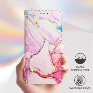 ART MARBLE Peňaženkový kryt pre Honor X5c Plus ROSE GOLD