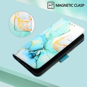 ART MARBLE Peňaženkový kryt pre Honor X5c Plus GREEN