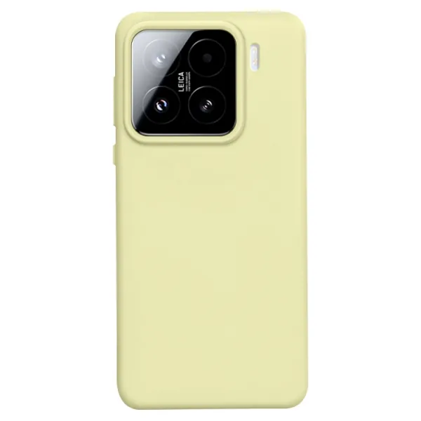 PROTEMIO LIQUID SILICONE Kryt pre Xiaomi 15 žltý