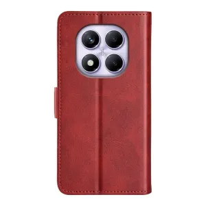 SIDE Peňaženkové puzdro pre Xiaomi Redmi Note 14 Pro červené