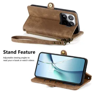 GEOM Peňaženkové puzdro pre Xiaomi 15 hnedé