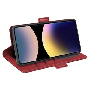 SIDE Peňaženkové puzdro pre Xiaomi Redmi Note 14 Pro červené