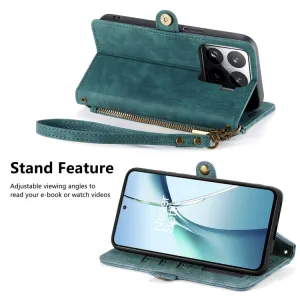 GEOM Peňaženkové puzdro pre Xiaomi 15 zelené