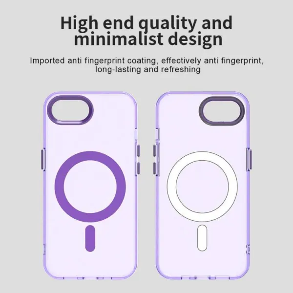 CANDY MAGSAFE Ochranný obal pre Apple iPhone 16e / iPhone 17e fialový