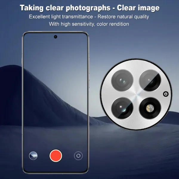 IMAK EASY INSTALL Sklo na fotoaparát OnePlus 13 5G TRANSPARENT