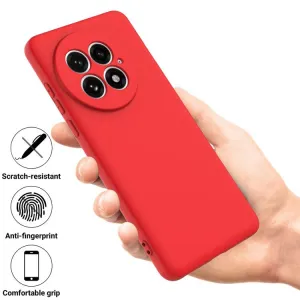 RUBBER Ochranný kryt pre OnePlus 13 5G červený