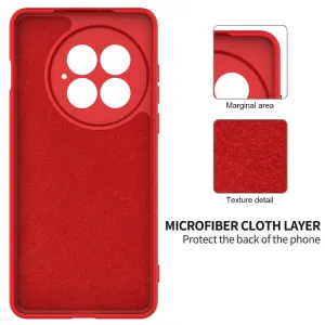 RUBBER Ochranný kryt pre OnePlus 13 5G červený