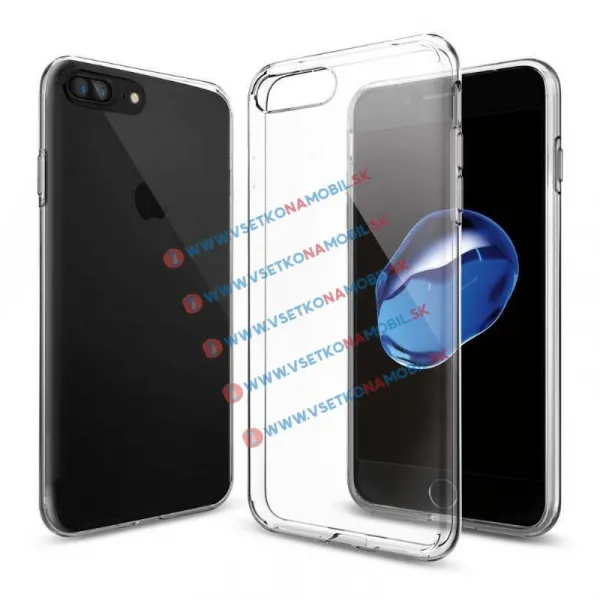 Silikónový obal Apple iPhone 7 Plus / iPhone 8 Plus priehľadný
