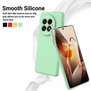 RUBBER Ochranný kryt pre OnePlus 13 5G zelený
