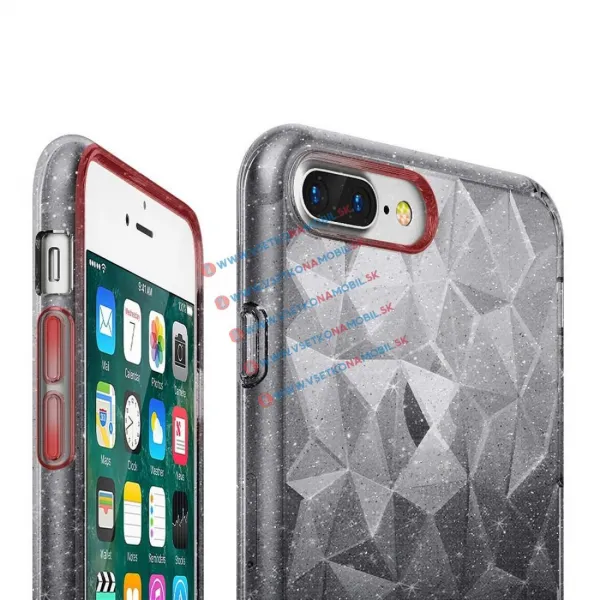 RINGKE AIR PRISM Apple iPhone 7 Plus šedý *GLITTER*