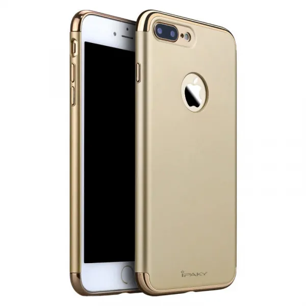 IPAKY 3v1 Ochranný kryt Apple iPhone 7 Plus  zlatý