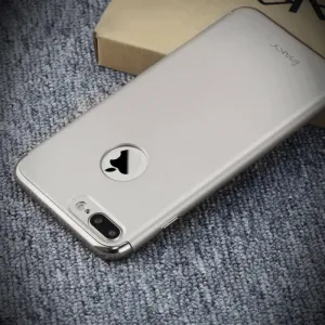 IPAKY 3v1 Ochranný kryt Apple iPhone 7 Plus strieborný