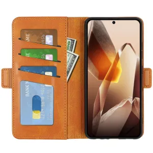SIDE Peňaženkové puzdro pre OnePlus 13 5G svetlohnedé