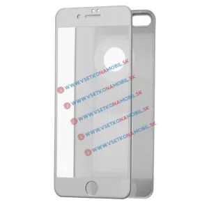 3D ALU Temperované sklo (PREDNÉ+ZADNÉ) Apple iPhone 7 Plus strieborné