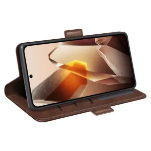 SIDE Peňaženkové puzdro pre OnePlus 13 5G tmavohnedé