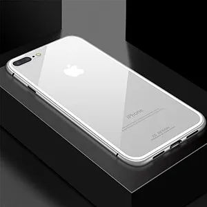 Ochranný magnetický obal Apple iPhone 7 Plus / iPhone 8 Plus strieborný