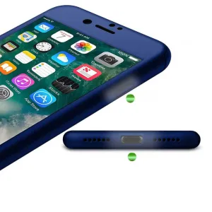 IPAKY 360° Ochranný obal + tvrdené sklo Apple iPhone 8 Plus modrý
