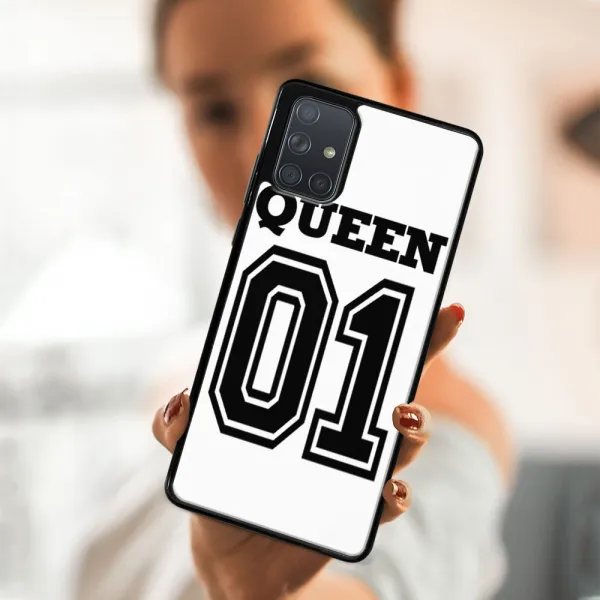 MY ART Silikónový kryt Samsung Galaxy A71 QUEEN (030)