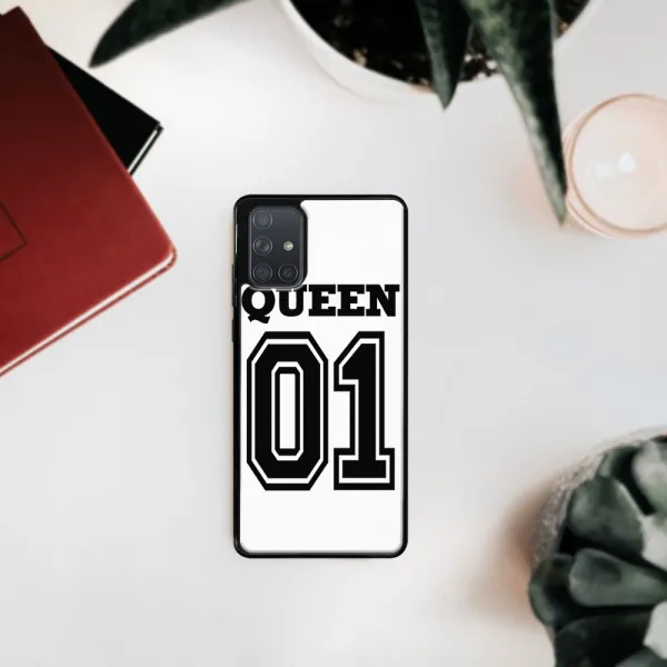 MY ART Silikónový kryt Samsung Galaxy A71 QUEEN (030)