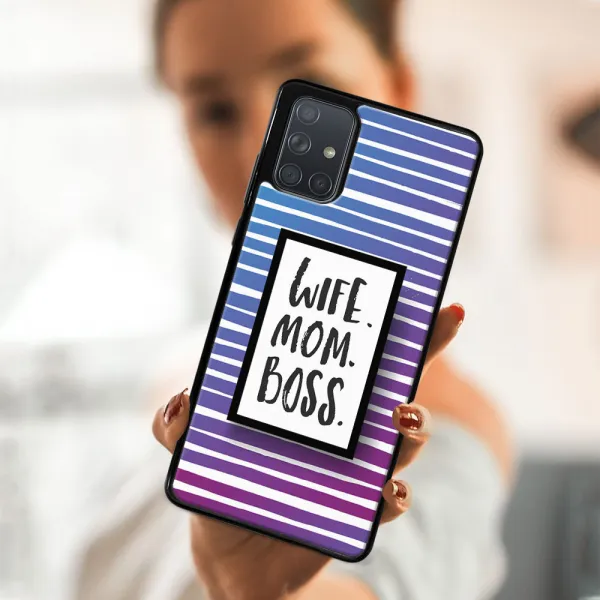 MY ART Silikónový kryt Samsung Galaxy A71 WIFE (001)