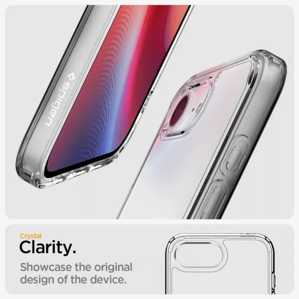 SPIGEN ULTRA HYBRID Apple iPhone 16e CRYSTAL CLEAR